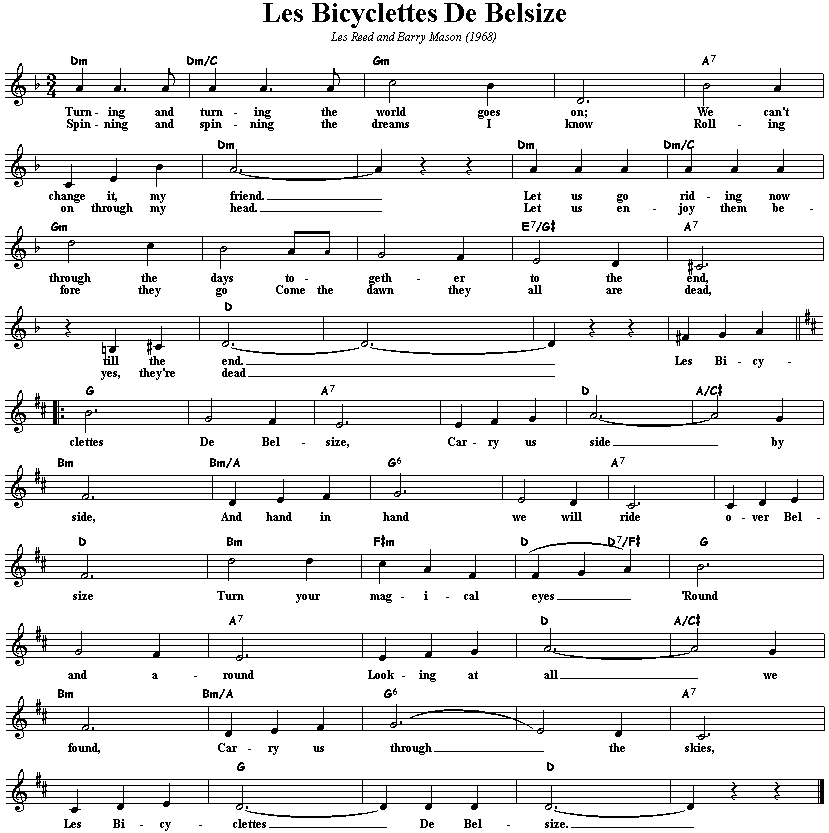 Les Bicyclettes De Belsize